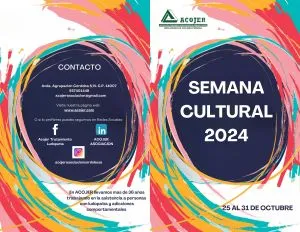 Cartel de Semana Cultural ACOJER 2024